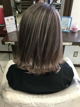 ミディアム カラー ヘアアレンジ メンズパーマ特化/ メッシュ/薫/店長のヘアスタイル