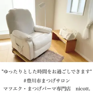 マツエク・マツパ nicott. mayukaのマツエク・マツパデザイン