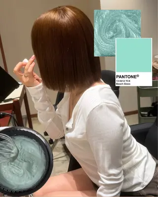 ショート 髪質改善/美髪矯正/ 小顔ボブNANAのヘアスタイル