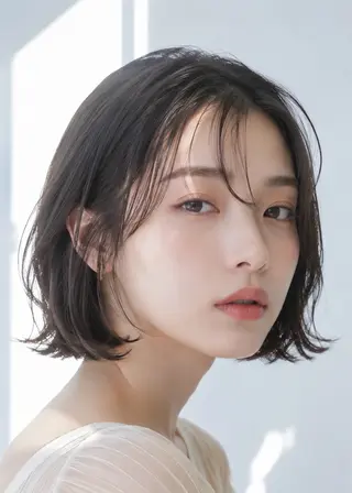 ミディアム カラー LOVESTOIKE 堂本のヘアスタイル