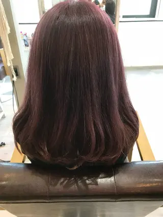 セミロング カラー 塚本 昂のヘアスタイル
