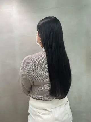 ロング カラー 🍃○岡 |  Maruokaのヘアスタイル