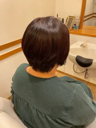 ショート カラー ROSSO川口店 キクチのヘアスタイル
