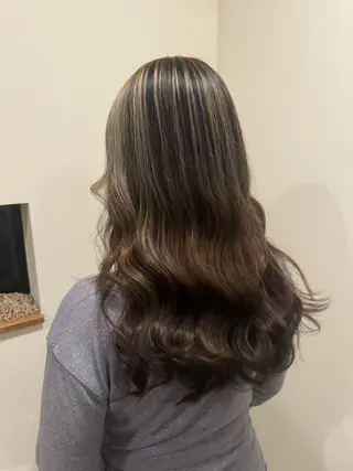 セミロング 坂 瑞希のヘアスタイル