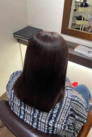 ミディアム 結衣 髪質改善モデル募集中のヘアスタイル