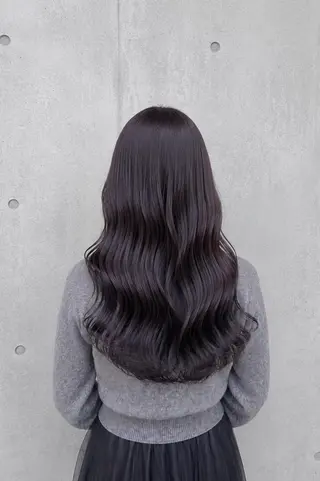 ロング カラー パーマ ヘアアレンジ メンズ 赤み消し艶カラー/美 髪☘️Reika☘️のヘアスタイル