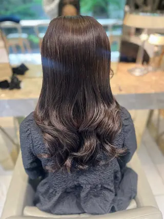 ロング カラー 栄/透明感ツヤカラー /Kahoのヘアスタイル