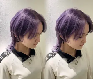 ミディアム 🫧似合わせレイヤー 透明感カラー🫧清野のヘアスタイル