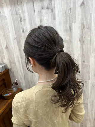 ヘアアレンジ ヘアメイクネイリスト hidemi中目黒のヘアスタイル