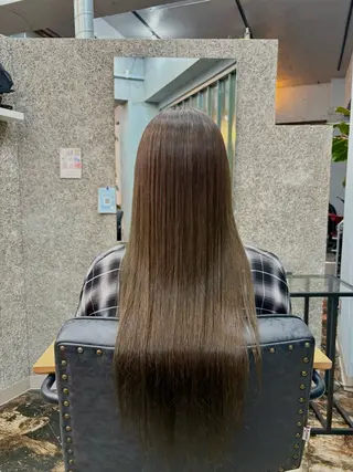 ロング カラー 🌼KANAレイヤー 縮毛矯正🌼のヘアスタイル