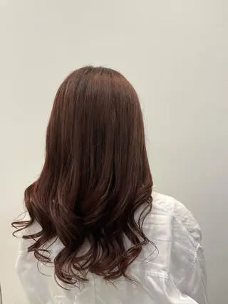 ミディアム カラー 板倉 凜花のヘアスタイル