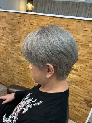 ショート カラー メンズ Ai まとまる 縮毛矯正/ショートのヘアスタイル
