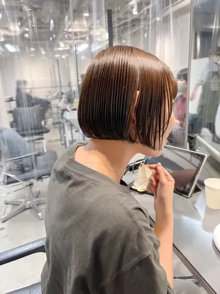 ショート メンズ清潔感のプロ 💈メンズパーマ藤田のヘアスタイル