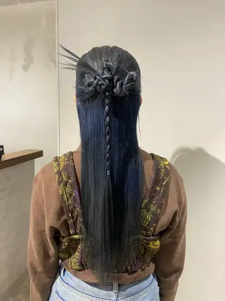 ヘアアレンジ 🫧ハイトーンカラー / RINA🩵のヘアスタイル