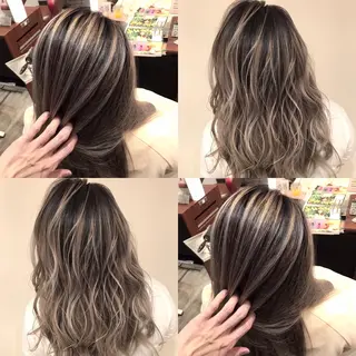 ショート カラー 髪質改善カラー韓国風 レイヤーtudaのヘアスタイル