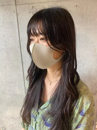 ロング 外国人対応 佐久間のヘアスタイル