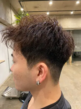 ショート メンズ 💈メンズカット 中野💈志賀 隼樹のヘアスタイル