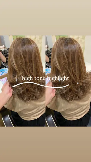 セミロング カラー 🐸鈴木 綾乃🐸のヘアスタイル