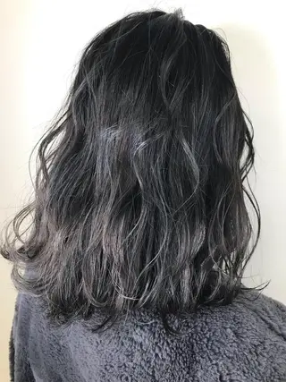 セミロング カラー Lien 深井店のヘアスタイル