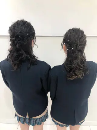ロング ヘアアレンジ 野町好花 レイヤー/髪質改善のヘアスタイル