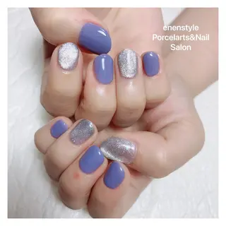 ミディアム ネイル 🐾enen style 🐾のネイルデザイン