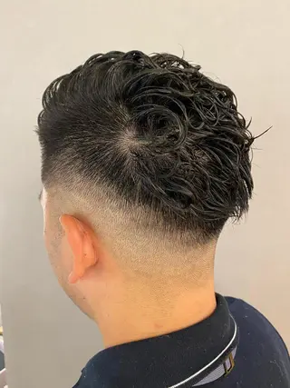 メンズ unopulir 景山 凌のヘアスタイル