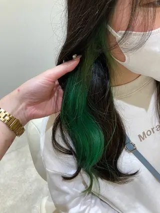 ロング カラー LEVIJU hair 矢野岬のヘアスタイル