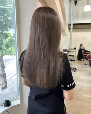 カラー ✨ブリーチなしカラー ×髪質改善✨松村 潤のヘアスタイル