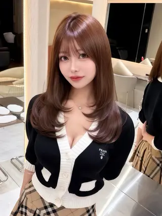ロング 🫧髪質改善 講師🫧🍎幹細胞のヘアスタイル