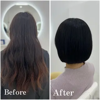ショート カラー ✄﻿aini天王寺 ✄﻿ゆ乃のヘアスタイル
