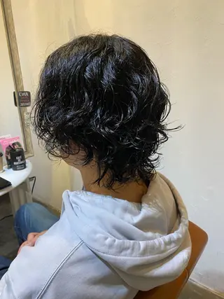 パーマ メンズ 出井 ひよりのヘアスタイル