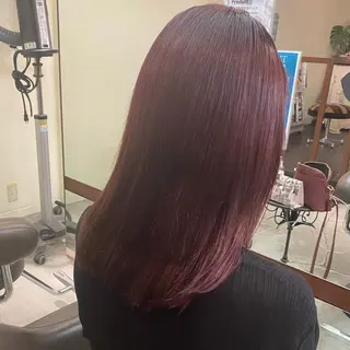 ミディアム カラー ウチダ ユウヤのヘアスタイル