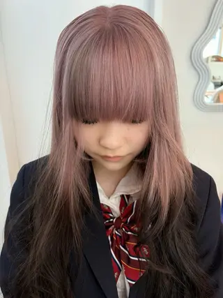 ロング カラー ichika/福岡 /透明感カラー🤎のヘアスタイル