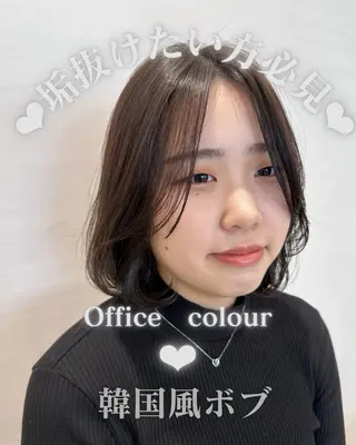ショート 松下仁美 /ボブ顔周りレイヤーのヘアスタイル