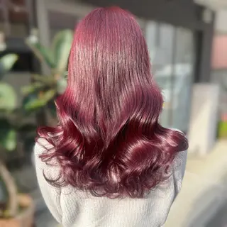 セミロング カラー ブリーチなしカラー kana🐱のヘアスタイル