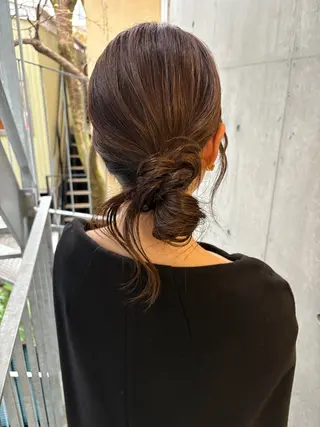 セミロング ヘアアレンジ yuuna/ ハッシュカット🎀のヘアスタイル