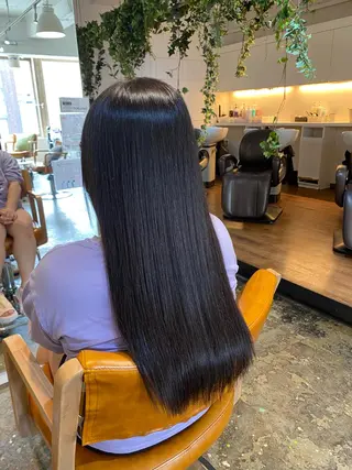 ロング ショート 縮毛矯正 レイヤー🌿FUKUのヘアスタイル