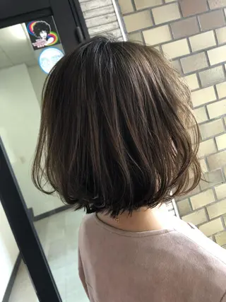ミディアム 永井 悠大のヘアスタイル