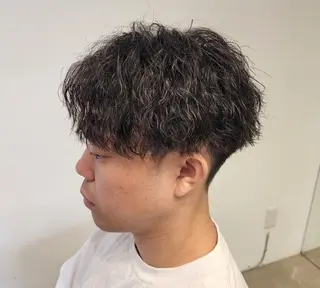 ショート パーマ メンズ 【イケメン風パーマ】 SHOFYのヘアスタイル