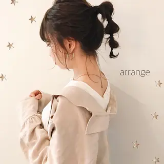 ミディアム 市川 千夏のヘアスタイル