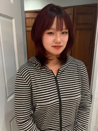 ミディアム カラー mai / linoah˚✧のヘアスタイル