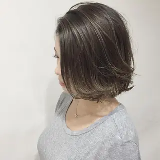 ショート カラー エクステ/レイヤー 落合/心斎橋のヘアスタイル