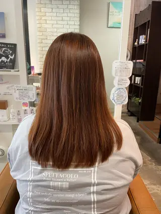 セミロング 村上 由希のヘアスタイル