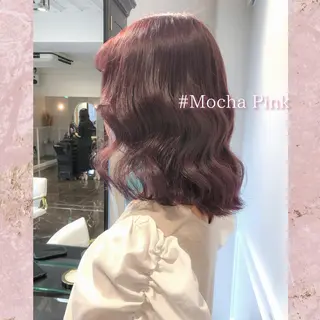 ミディアム カラー miyu /トレンド カラー×艶髪のヘアスタイル