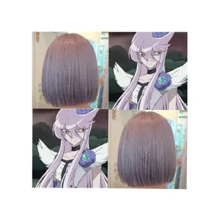 ミディアム カラー カラー💞ᩚ髪質改善 臼井暖音のヘアスタイル
