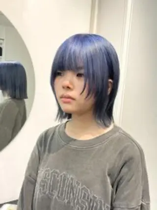 ショート カラー 💖透明感カラー💖 美優のヘアスタイル