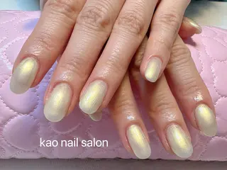ネイル kao nail マグネット/長さだしのネイルデザイン