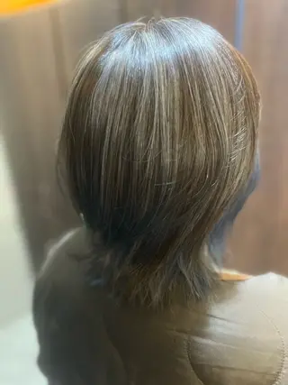 ミディアム カラー 多系統似合わせ/ tsuburaのヘアスタイル