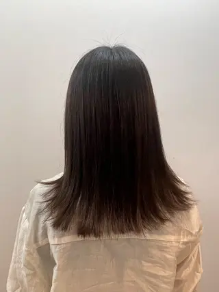 ミディアム サラ艶&艶髪系✨ Ayane/心斎橋のヘアスタイル