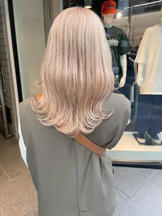 セミロング カラー 髪質改善will hairdesignのヘアスタイル